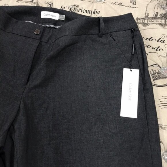 Calvin Klein Plus Size Zip-Pocket Pants - Picture 6 of 8